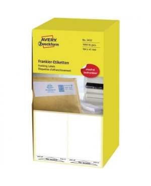 Avery Zweckform Frankieretikett 3432 Einzel 168x44mm 1000 St./Pack.