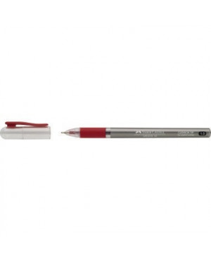 Faber-Castell Kugelschreiber SpeedX 546421 Kappenmodell M rot