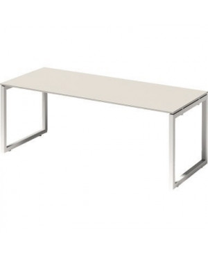 Bisley Schreibtisch DOF2008GW396 O 2000x740x800mm ws/gr.ws