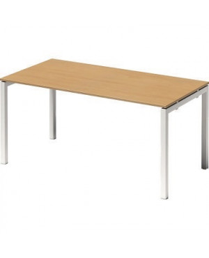 Bisley Schreibtisch DUF1608BC396 U 1600x740x800mm ws/bu