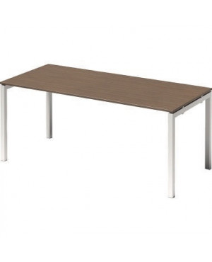 Bisley Schreibtisch DUF1808WN396 U 1800x740x800mm ws/nb