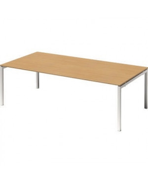 Bisley Konferenztisch DUF2412BC396 U 2400x740x1200mm ws/bu