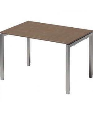 Bisley Schreibtisch DUH1208WN355 U 1200x650-850x800mm si/nb