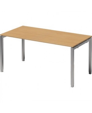 Bisley Schreibtisch DUH1608BC355 U 1600x650-850x800mm si/bu