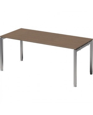 Bisley Schreibtisch DUH1808WN355 U 1800x650-850x800mm si/nb