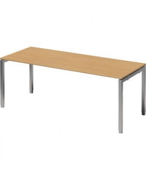 Bisley Schreibtisch DUH2008BC355 U 2000x650-850x800mm si/bu