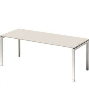 Bisley Schreibtisch DUH2008GW396 U 2000x650-850x800mm ws/gr.ws