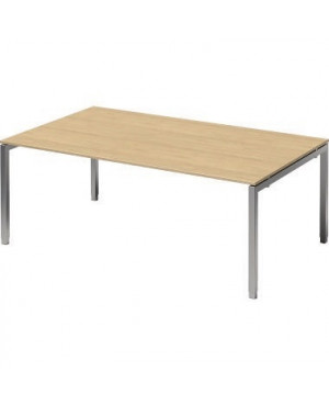 Bisley Konferenztisch DUH2012MP355 U 2000x650-850x1200mm si/ah