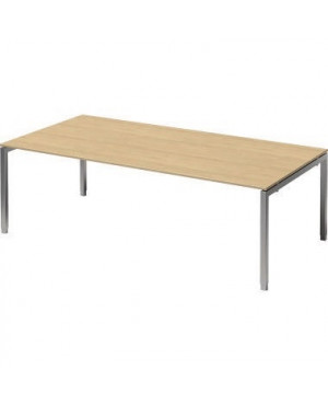 Bisley Konferenztisch DUH2412MP355 U 2400x650-850x1200mm si/ah