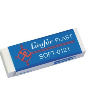 Läufer Radierer Plast Soft 01210 65x21x12mm