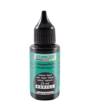 STANGER Stempelfarbe 01800902 ohne Öl 25ml schwarz