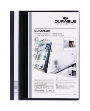 DURABLE Angebotshefter DURAPLUS 257901 DIN A4 PP schwarz