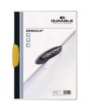DURABLE Klemmmappe SWINGCLIP 226004 DIN A4 max. 30Bl. Klemme ge