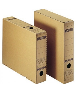 Leitz Archivbox 60840000 DIN A4 max. 63mm Wellpappe naturbraun