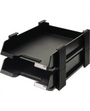 HAN Briefablage DUETT 10320-13 DIN A4/C4 2 Briefablagen sw