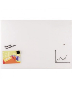 Franken Glastafel GTL6510009 100x65cm weiß