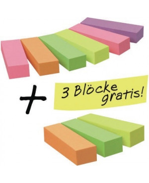 Post-it Haftstreifen Page Marker Promotionspack 670-6+3 9 St./Pack.