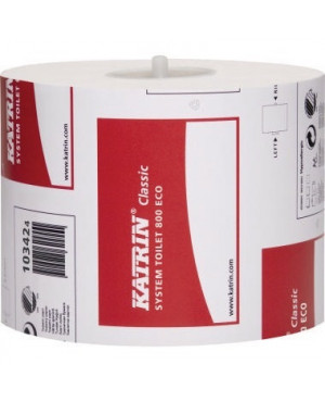 Katrin Toilettenpapier Classic System 103424 2-lagig 800 Bl. weiß