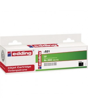 edding Tintenpatrone 18-521 wie HP Nr.980 D8J10A schwarz