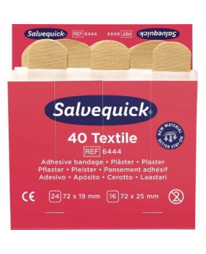 Salvequick Pflasterstrip Refill 6444 1009444 40 St./Pack.