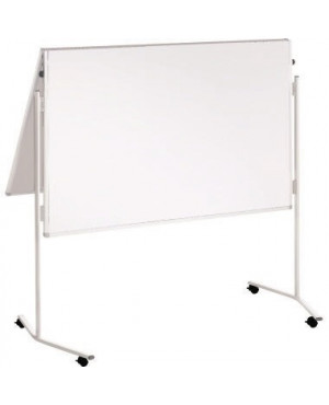 Franken Moderationstafel ECO-UMTKGR 150x120cm beidseitig weiß