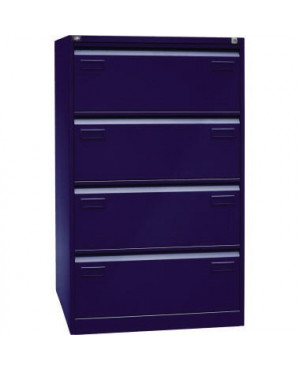 Bisley Hängeregistraturschrank Light CDF4639 2bahnig 4Schübe bl