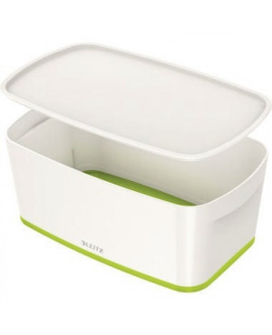 Leitz Aufbewahrungsbox MyBox 52291064 klein 5l Deckel ws/gn