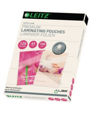 Leitz Laminierfolie UDT 74930000 DIN A5 125mic 100 St./Pack.