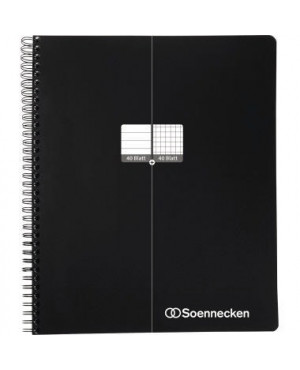 Soennecken Collegeblock TWIN 2346 DIN A4 40S. lin./40S. kar.