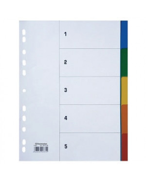 Soennecken Register 1527 DIN A4 blanko volle Höhe PP farbig