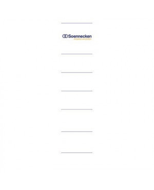 Soennecken Ordneretikett 3351 schmal/kurz sk weiß 10 St./Pack.