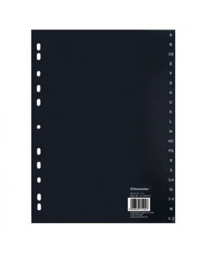 Soennecken Register 1541 DIN A4 A-Z volle Höhe PP schwarz