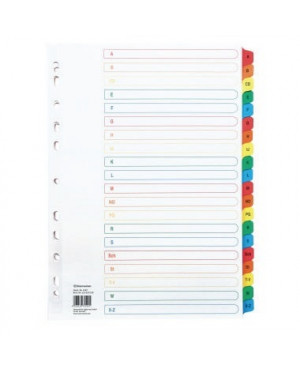 Soennecken Register 1587 DIN A4 A-Z volle Höhe Karton farbig