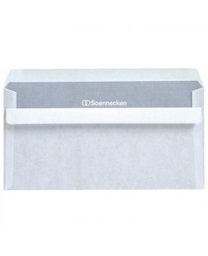 Soennecken Briefumschlag 2074 DIN lang oF sk weiß 100 St./Pack.