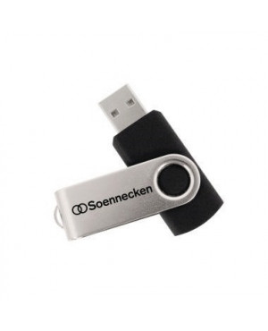 Soennecken USB-Stick 71612 2.0 8GB schwarz/silber