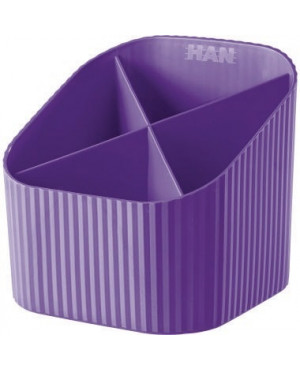 HAN Stifteköcher X-LOOP 17230-57 4 Fächer lila