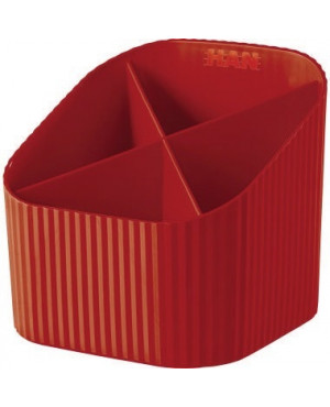 HAN Stifteköcher X-LOOP 17230-17 4 Fächer rot
