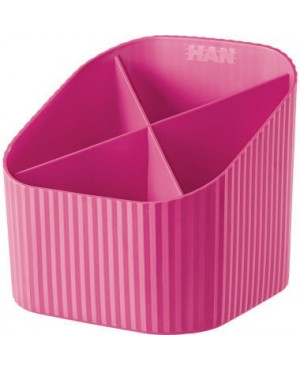HAN Stifteköcher X-LOOP 17230-56 4 Fächer pink