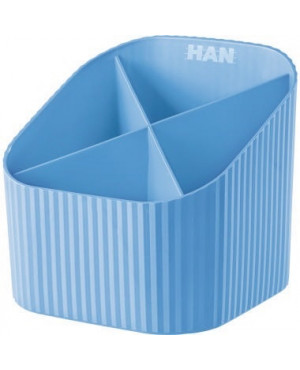 HAN Stifteköcher X-LOOP 17230-54 4 Fächer hellblau