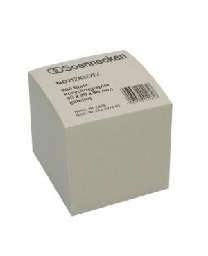 Soennecken Zettelklotz 5808 9x9x9cm Recycling 800Blatt