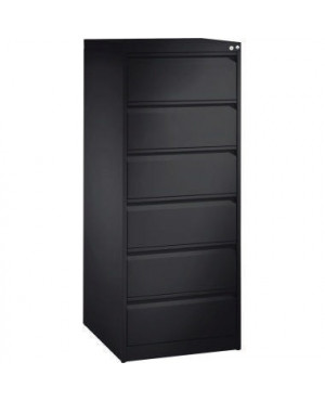 C+P Karteischrank Acurado 12736322S1000 A5quer 6Schübe sgr