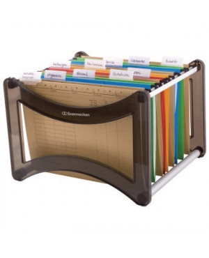 Soennecken Hängekorb 2052 für DIN A4 transluzent schwarz