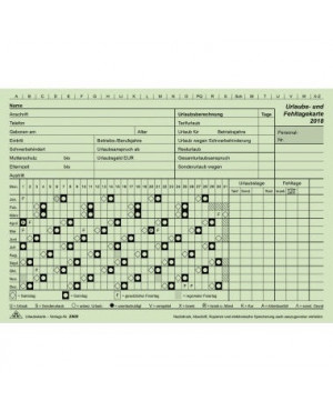 RNK Urlaubskarte 2018 DIN A5 quer 10 Stck./Pack.