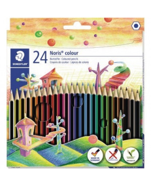 STAEDTLER Farbstift Noris colour 185C24 f. sortiert 24 St./Pack