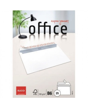 ELCO Briefumschlag Office 7449212 B6 oF hk weiß 25 St./Pack.