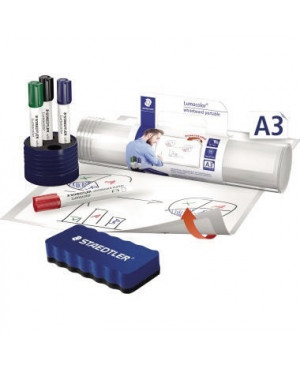 STAEDTLER Whiteboard Lumocolor portable A3 641 CBA3 +Zubehör