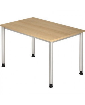 Hammerbacher Schreibtisch VHS12/E/S 120x80cm eiche