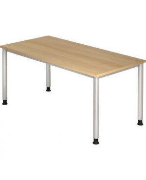 Hammerbacher Schreibtisch VHS16/E/S 160x80cm eiche