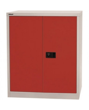 Bisley Flügeltürenschrank Universal E402A01506 2OH l.gr/kardinalrot