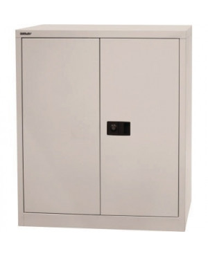 Bisley Flügeltürenschrank Office E402A01G645 1Boden lichtgrau